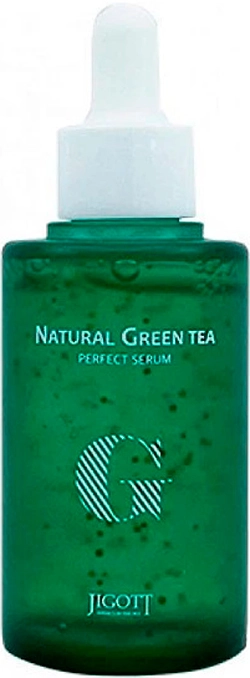 Сироватка для обличчя із зеленим чаєм - Jigott Natural Green Tea Perfect Serum, 50 мл - фото N1