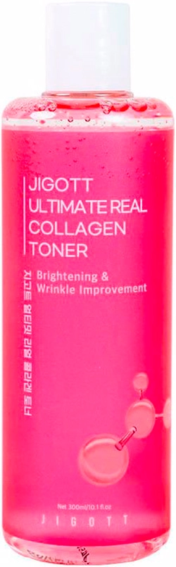 Тонер з колагеном - Jigott Ultimate Real Collagen Toner, 300 мл - фото N1