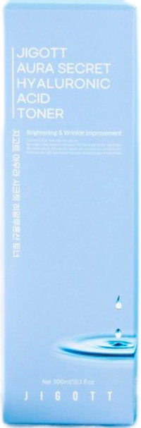 Глибокопроникаючий тонер з гіалуроновою кислотою - Jigott Aura Secret Hyaluronic Acid Toner, 300 мл - фото N3