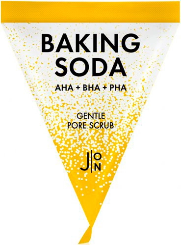 Содовий скраб пілінг для обличчя - J:ON Baking Soda Gentle Pore Scrub, 5 гр - фото N1