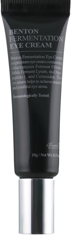 Антивіковий ферментований крем для шкіри навколо очей - Benton Fermentation Eye Cream, 10 г - фото N1