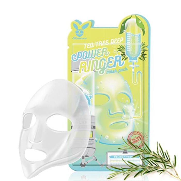 Тканевая маска для проблемной кожи - Elizavecca Face Care Tea Tree Deep Power Ringer Mask, 1 шт - фото N12