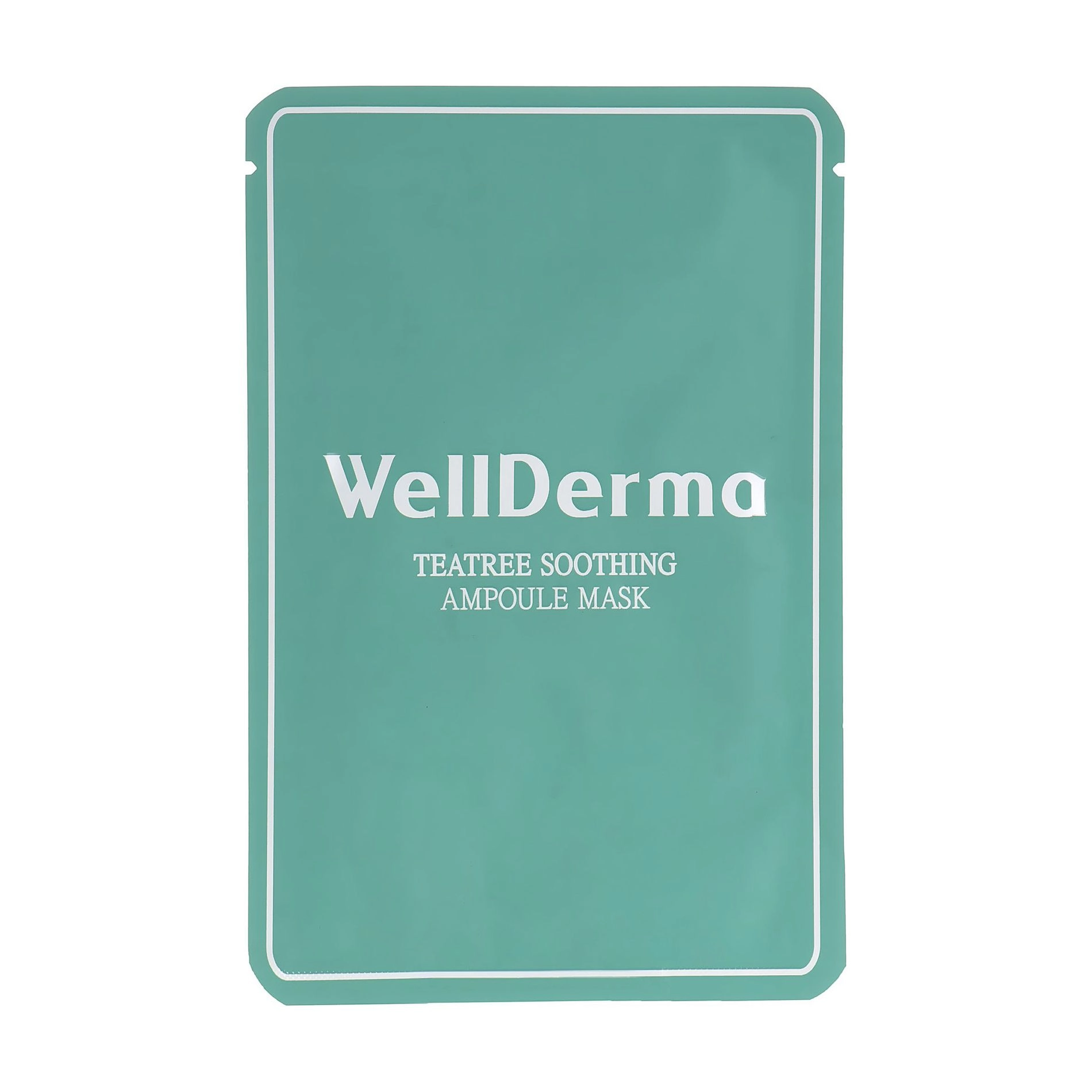 Тканевая маска с чайным деревом - WellDerma Teatree Trouble Care Ampoule Mask, 20 мл, 1шт - фото N4