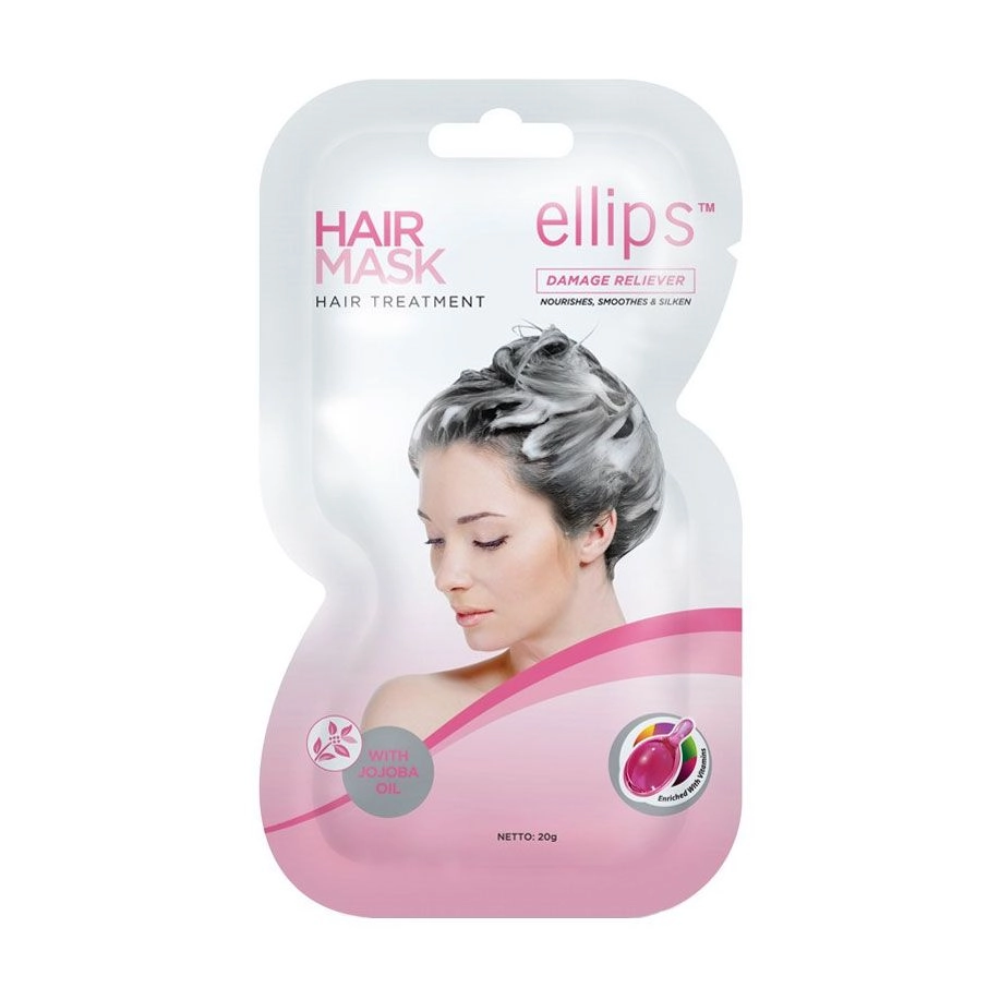 Маска для волос "Терапия для волос" с маслом жожоба - Ellips Vitamin Hair Mask Hair Treatment, 20 г - фото N3