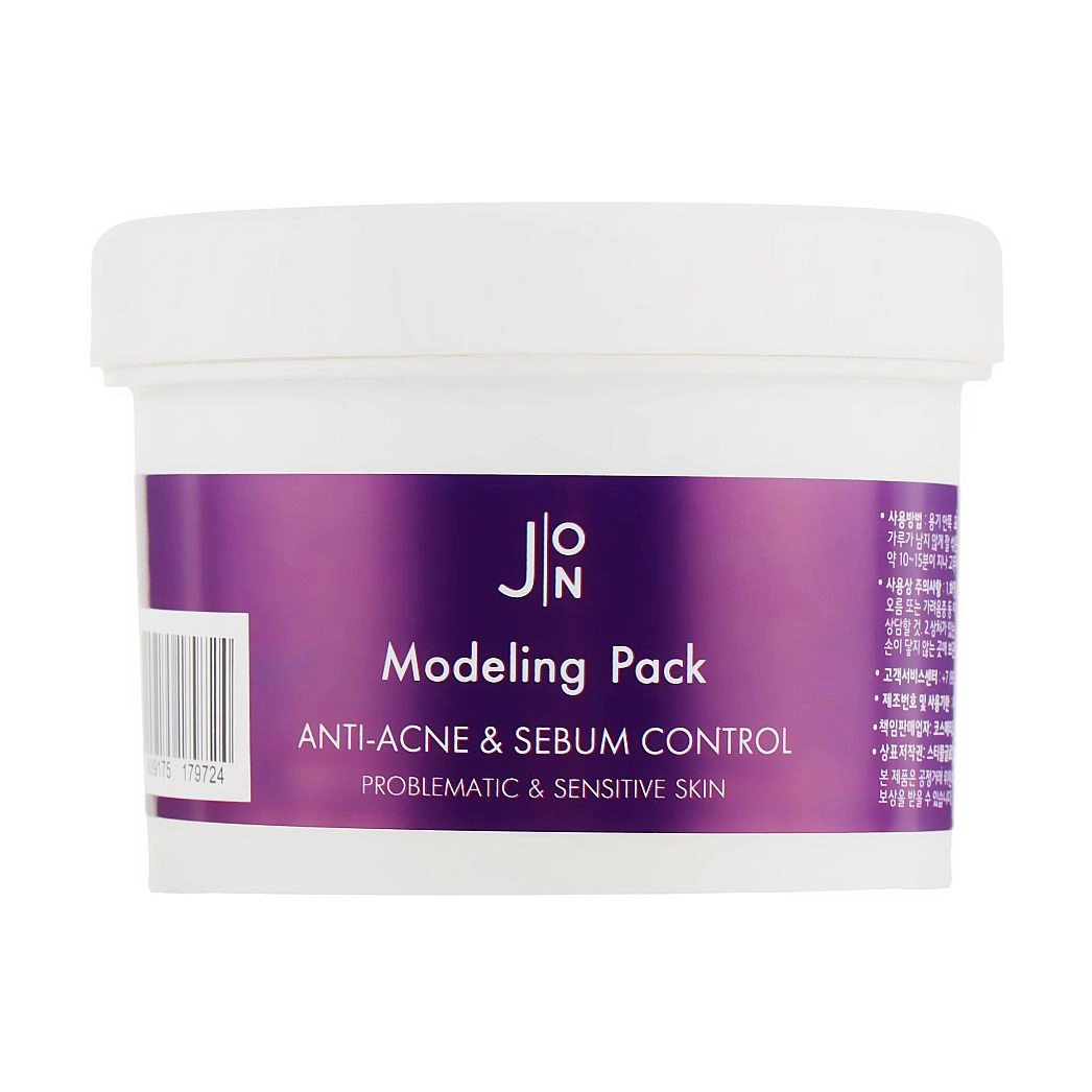 Альгінатна маска анти-акне - J:ON Anti-Acne & Sebum Control Modeling Pack, 18 г - фото N5