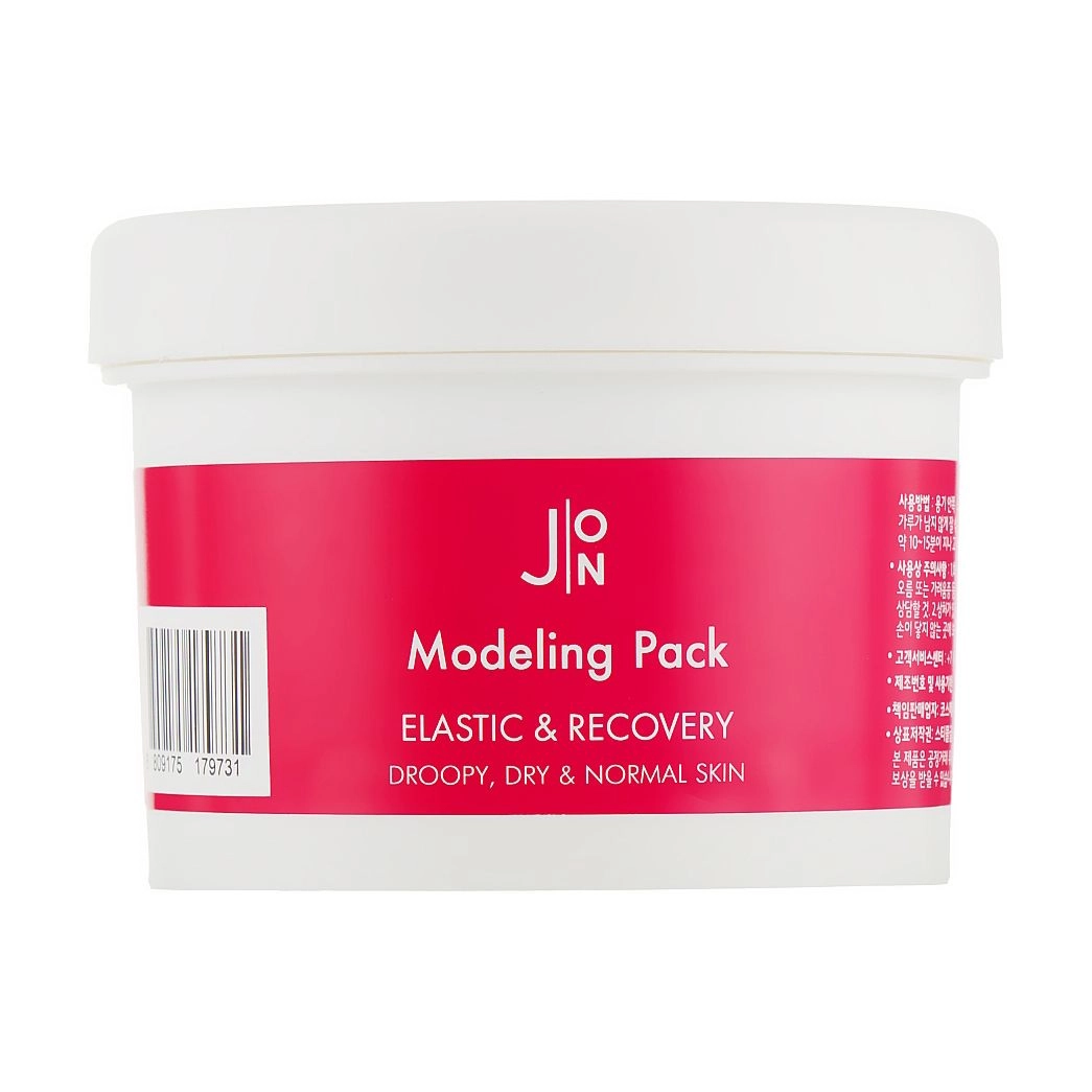 Альгінатна маска для підвищення еластичності і відновлення шкіри обличчя - J:ON Modeling Pack Elastic & Recovery, 18 г - фото N5