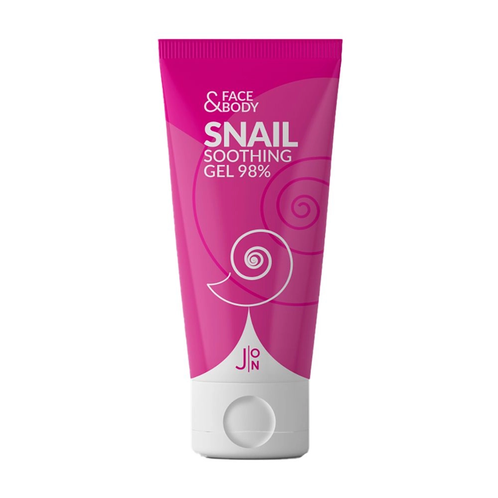 Гель універсальний для обличчя та тіла з Муцином равлика - J:ON Face & Body Snail Soothing Gel 98%, 200 мл - фото N2