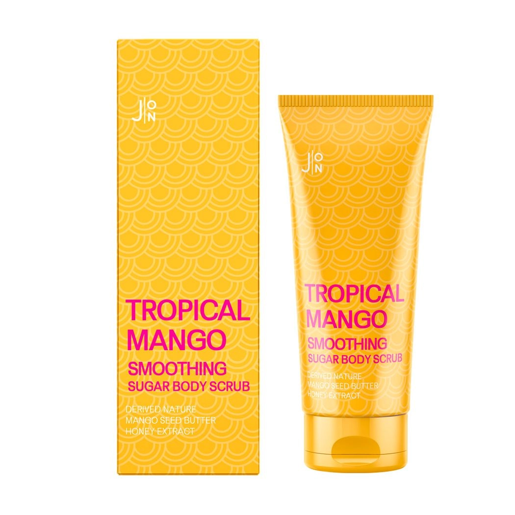 Скраб для тіла манго - J:ON Tropical Mango Smoothing Sugar Body Scrub, 250 г - фото N2