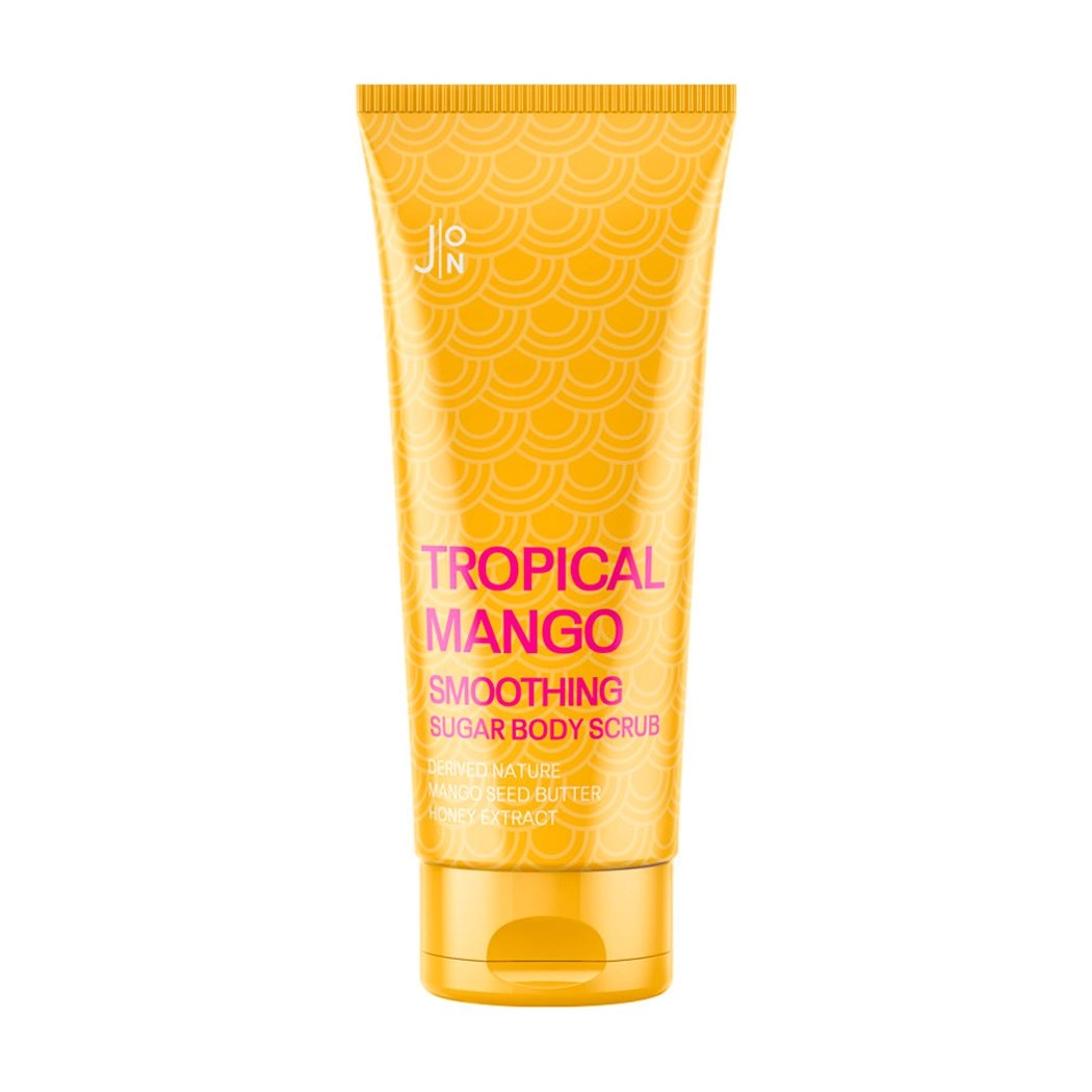 Скраб для тіла манго - J:ON Tropical Mango Smoothing Sugar Body Scrub, 250 г - фото N3