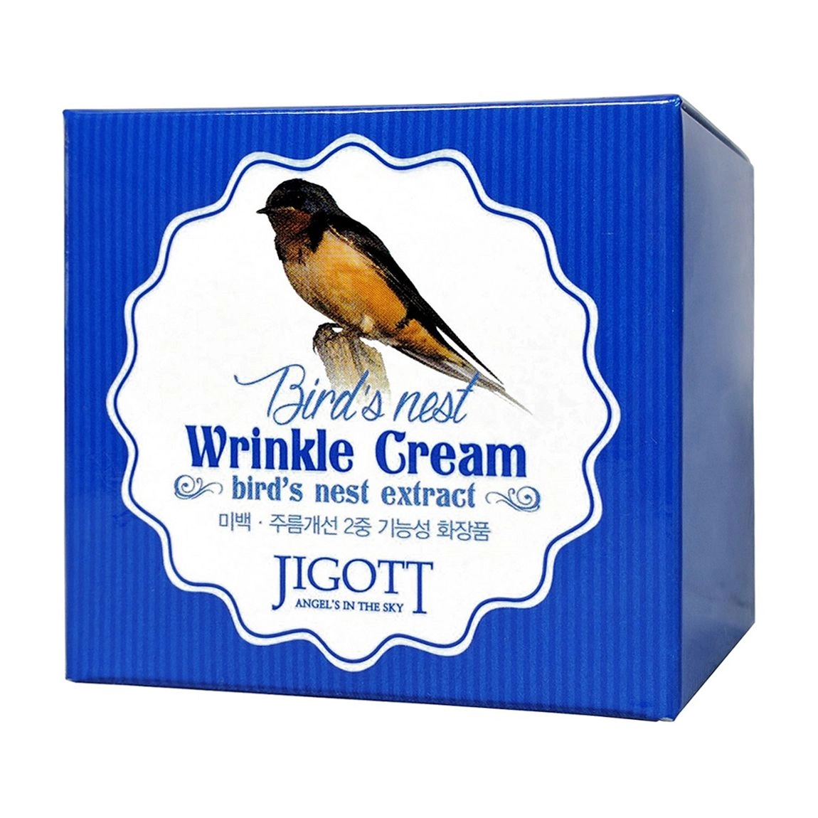 Антивозрастной крем с экстрактом ласточкиного гнезда - Jigott Bird's Nest Wrinkle Cream, 70 мл - фото N4