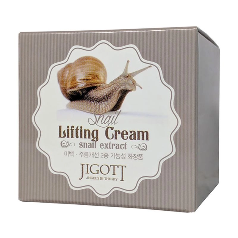 Подтягивающий крем с экстрактом слизи улитки - Jigott Snail Lifting Cream, 70 мл - фото N4