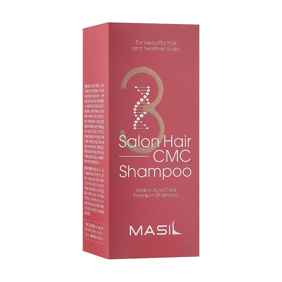 Відновлюючий шампунь із церамідами та амінокислотами для пошкодженого волосся - Masil 3 Salon Hair CMC Shampoo, 150 мл - фото N3