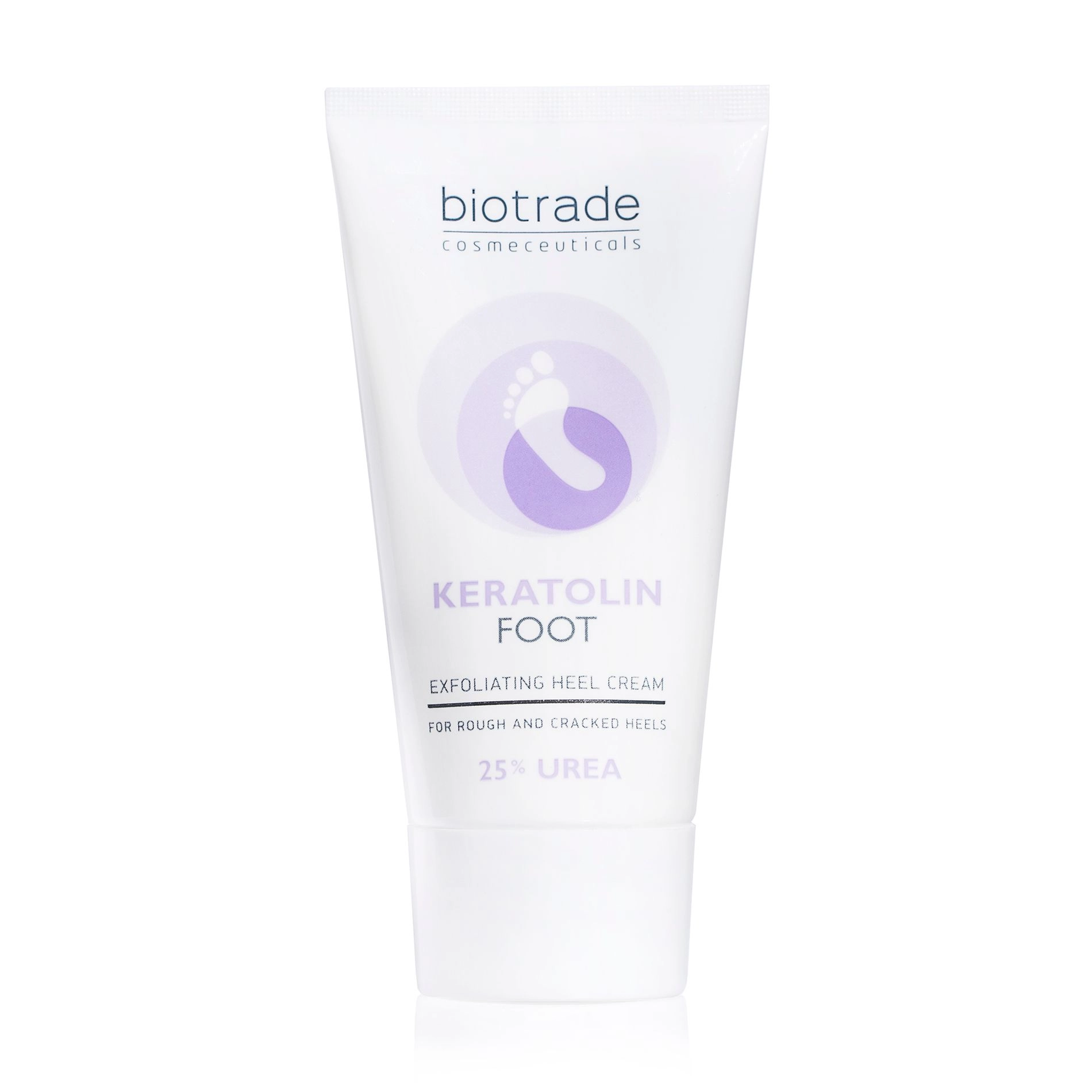 Отшелушивающий крем для ног с 25% мочевины со смягчающим действием - Biotrade Keratolin Foot Exfoliating Heel Cream, 50 мл - фото N3