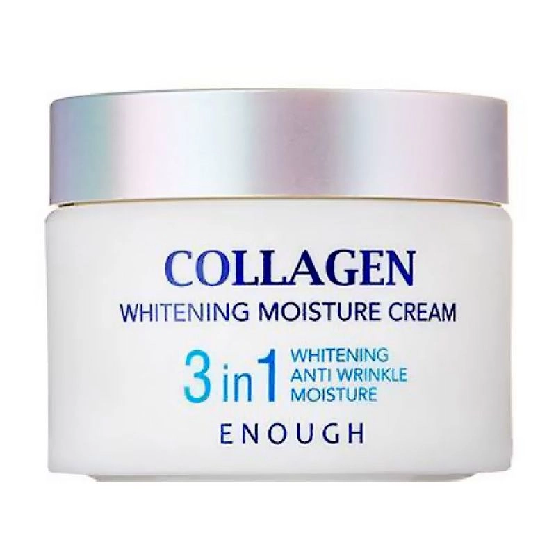Крем для лица с колагеном - Enough Collagen Whitening Moisture Cream 3 in 1, 50 мл - фото N3