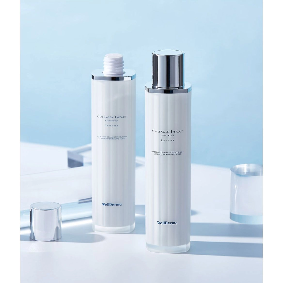 WellDerma Wellderma Тонер Для Лица Коллаген Collagen Impact Hydro Toner Sapphire, 100 Мл - фото N2