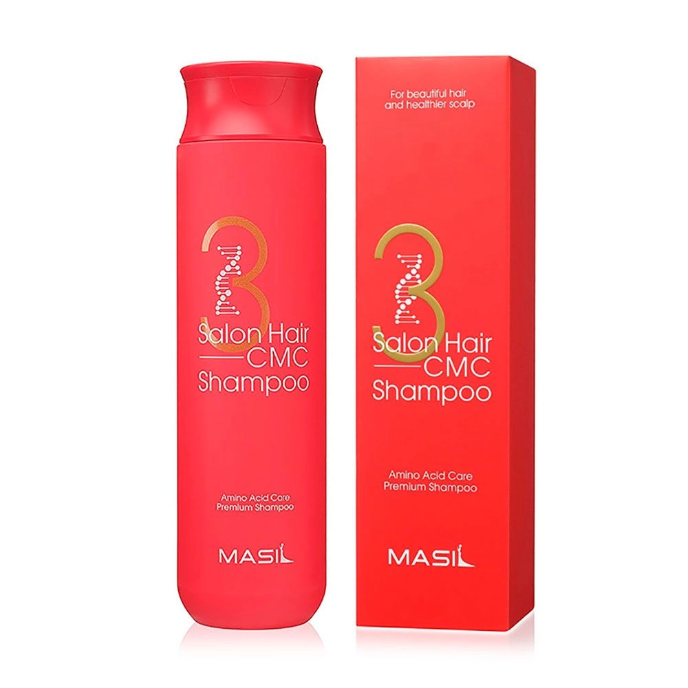 Восстанавливающий шампунь с керамидами и аминокислотами для поврежденных волос - Masil 3 Salon Hair CMC Shampoo, 300 мл - фото N4