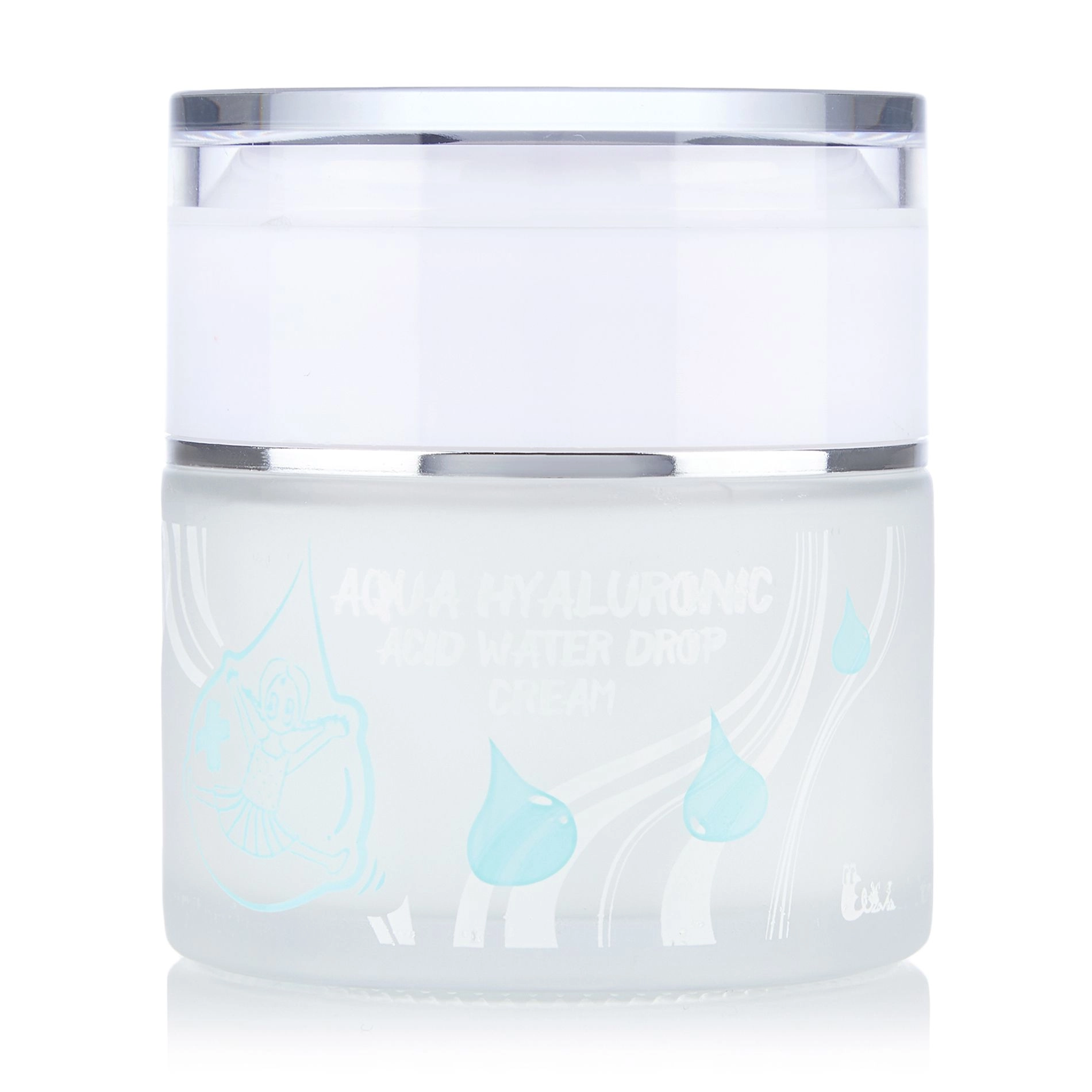 Крем для лица увлажняющий гиалуроновый - Elizavecca Face Care Aqua Hyaluronic Acid Water Drop Cream, 50 мл - фото N9