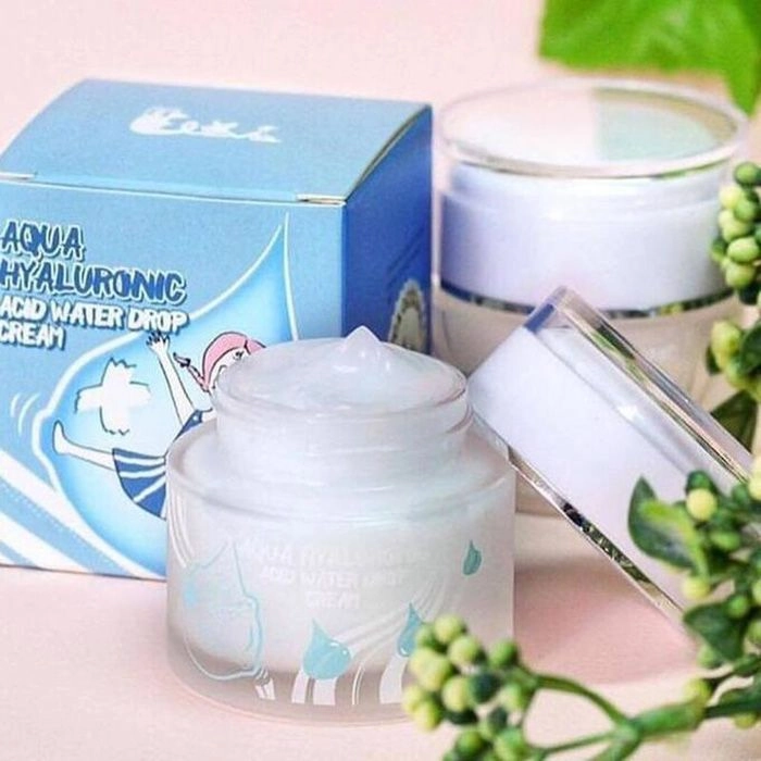 Крем для лица увлажняющий гиалуроновый - Elizavecca Face Care Aqua Hyaluronic Acid Water Drop Cream, 50 мл - фото N13