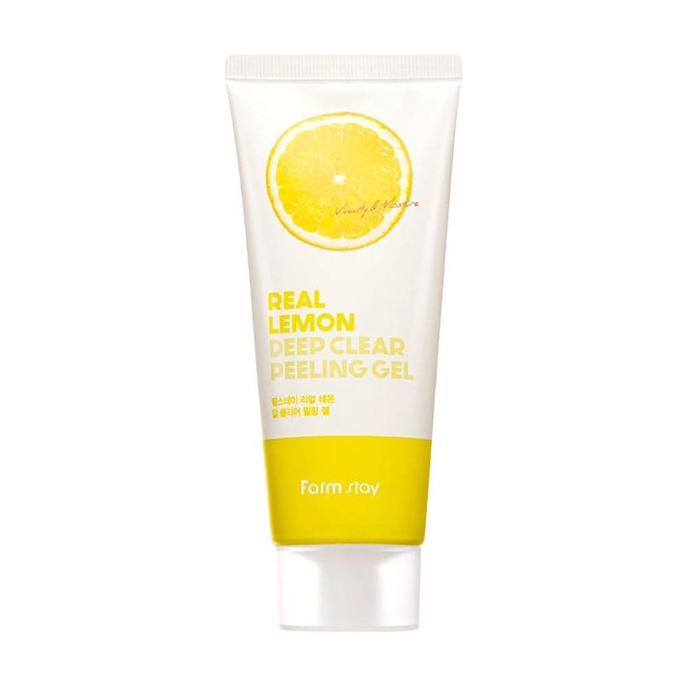 Глибоко очищуючий пілінг-гель для обличчя - FarmStay Real Lemon Deep Clear Peeling Gel, 100 мл - фото N3