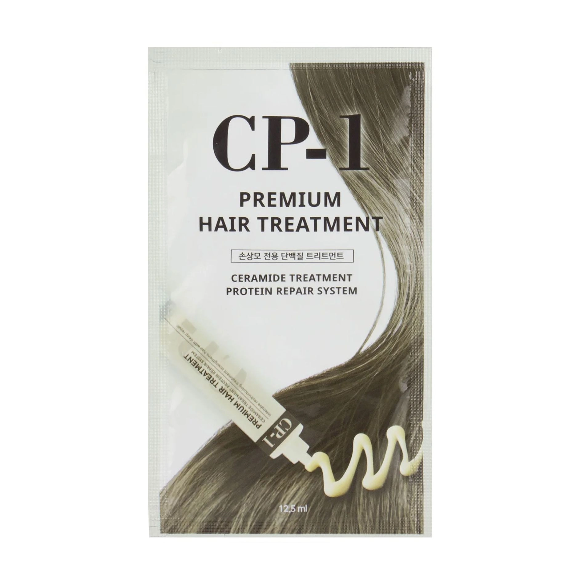 Протеиновая маска для волос с керамидами - Esthetic House CP-1 Premium Hair Treatment, пробник, 12,5 мл - фото N3