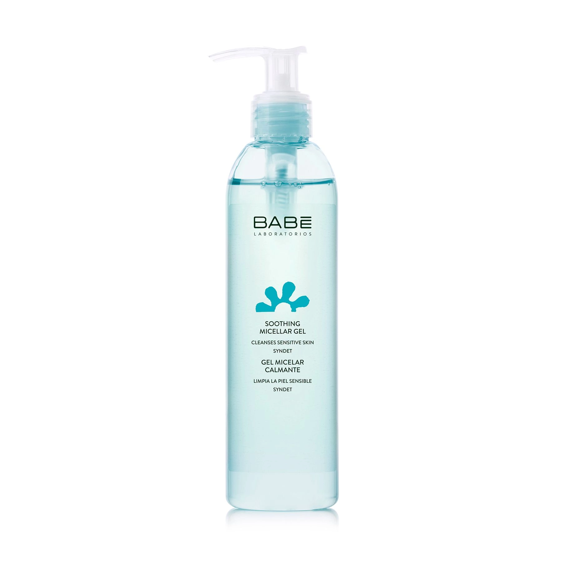 Мицеллярный гель для деликатной и глубокой очистки - BABE Laboratorios Soothing Micelar Gel, 245 мл - фото N3