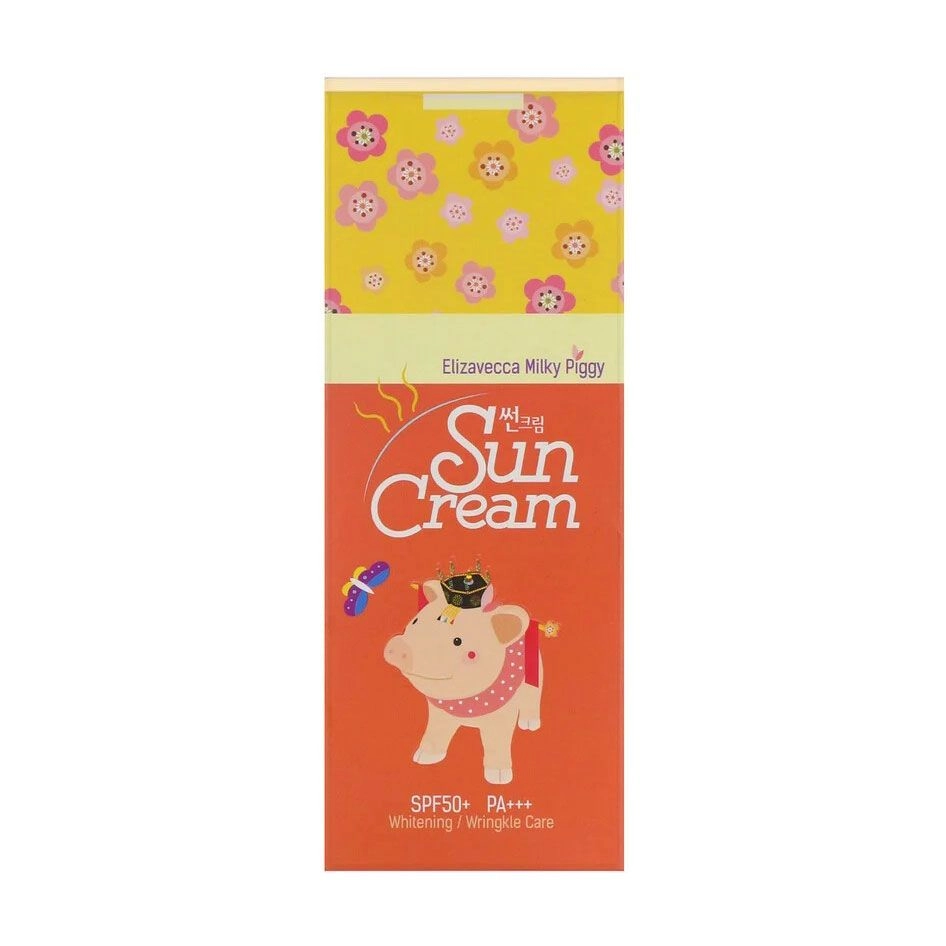Сонцезахисний крем - Elizavecca Face Care Milky Piggy Sun Cream SPF 50, 50 мл - фото N5