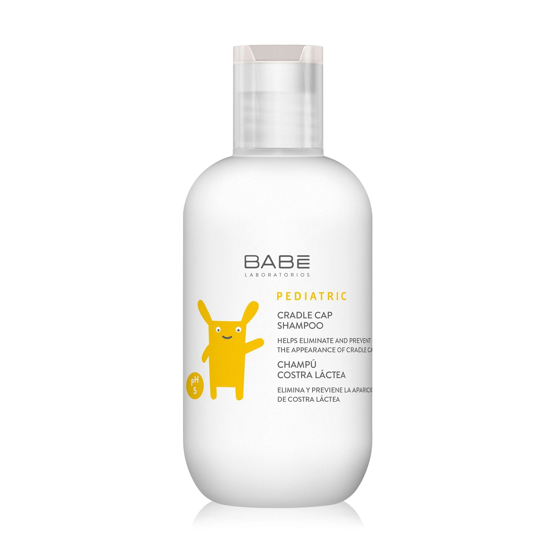 Детский шампунь против себорейных (молочных) корочек - BABE Laboratorios PEDIATRIC Cradle Cap Shampoo, 200 мл - фото N3