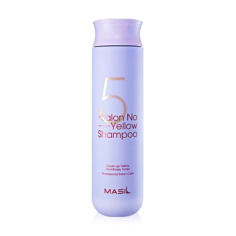 Тонуючий шампунь проти жовтизни освітленого волосся - Masil 5 Salon No Yellow Shampoo, 300 мл - фото N3