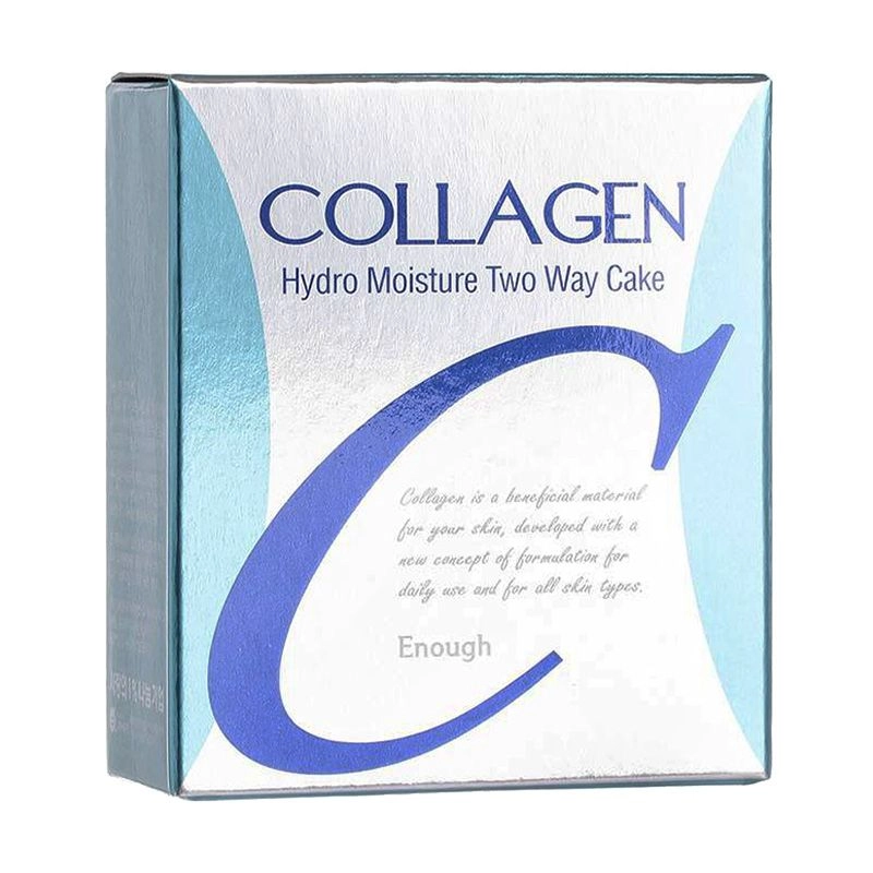Колагенова пудра зі змінним блоком тон 23 - Enough Collagen Two-Way Cake SPF 25, 26 г - фото N8
