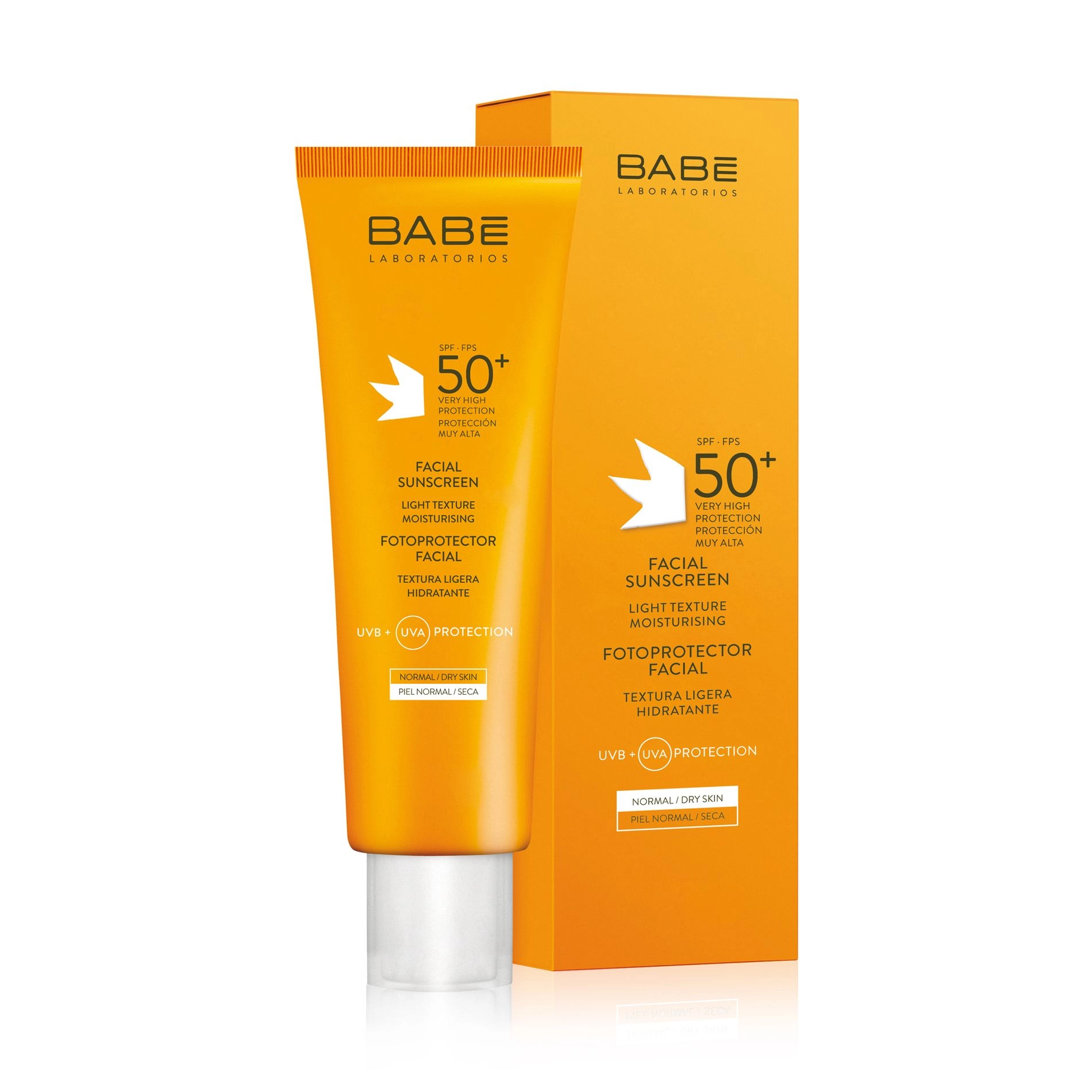 BABE Laboratorios Солнцезащитный крем SPF 50+ для ежедневного ухода за жирной и комбинированной кожей лица "Матовый финиш" Fotoprotector Facial Sunscreen, 50мл - фото N2