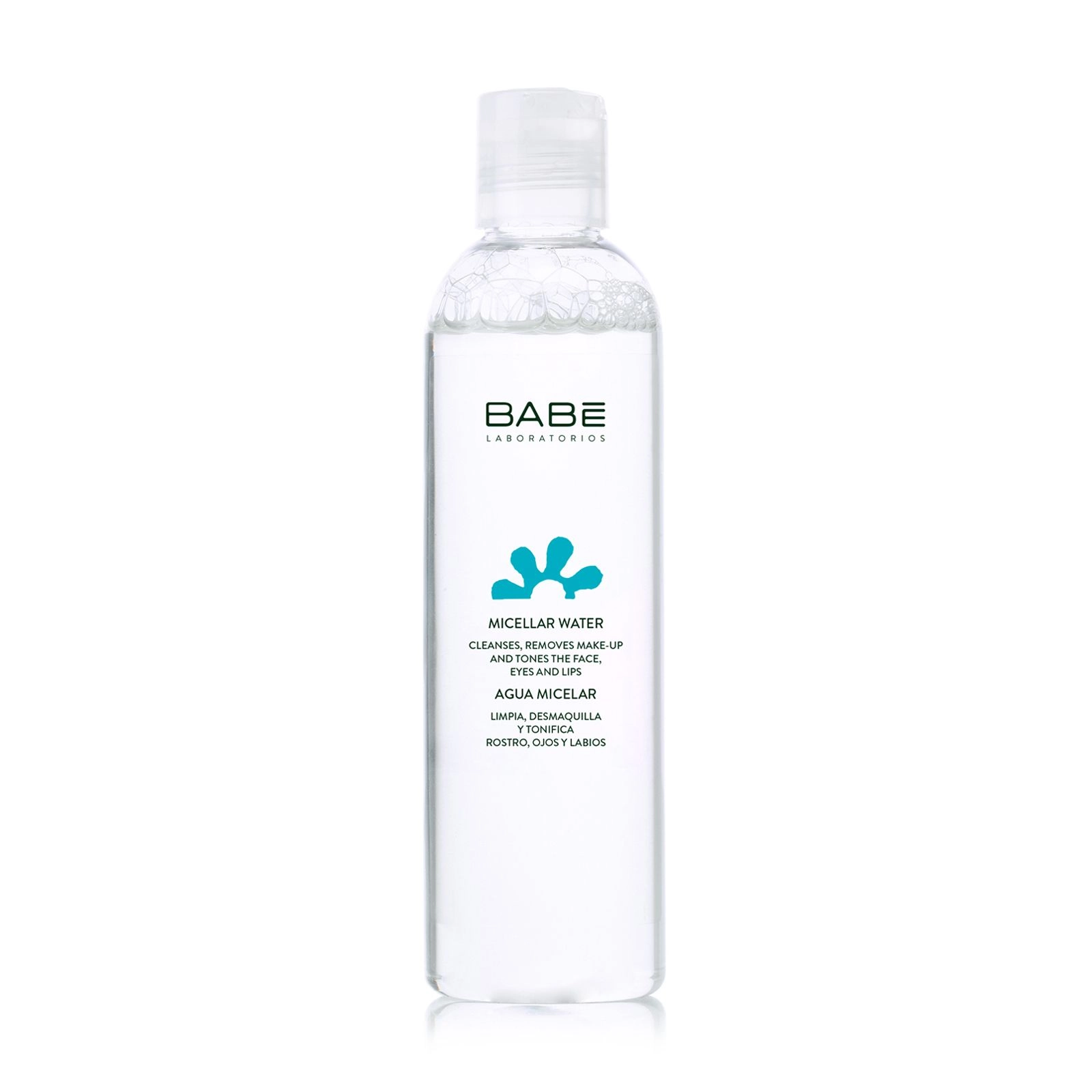 Мицеллярная вода для любого типа кожи, даже очень чувствительной - BABE Laboratorios Micellar Water, 400 мл - фото N3
