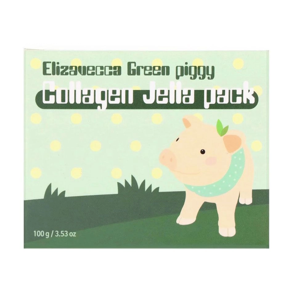 Колагенова маска для обличчя - Elizavecca Green piggy Collagen Jella Pack, 100 г - фото N8