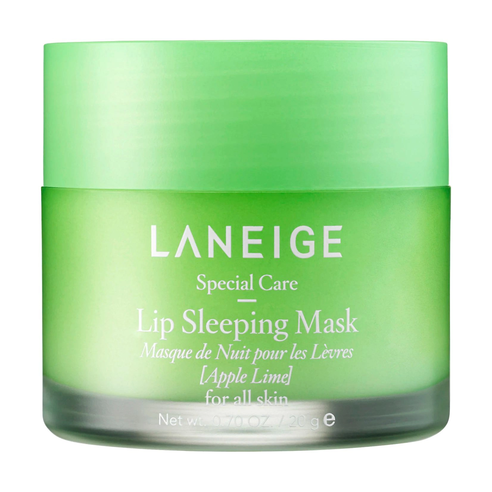 Регенерирующая ночная маска для губ "Яблоко Лайм" - Laneige Lip Sleeping Mask Apple Lime, 20 мл - фото N4