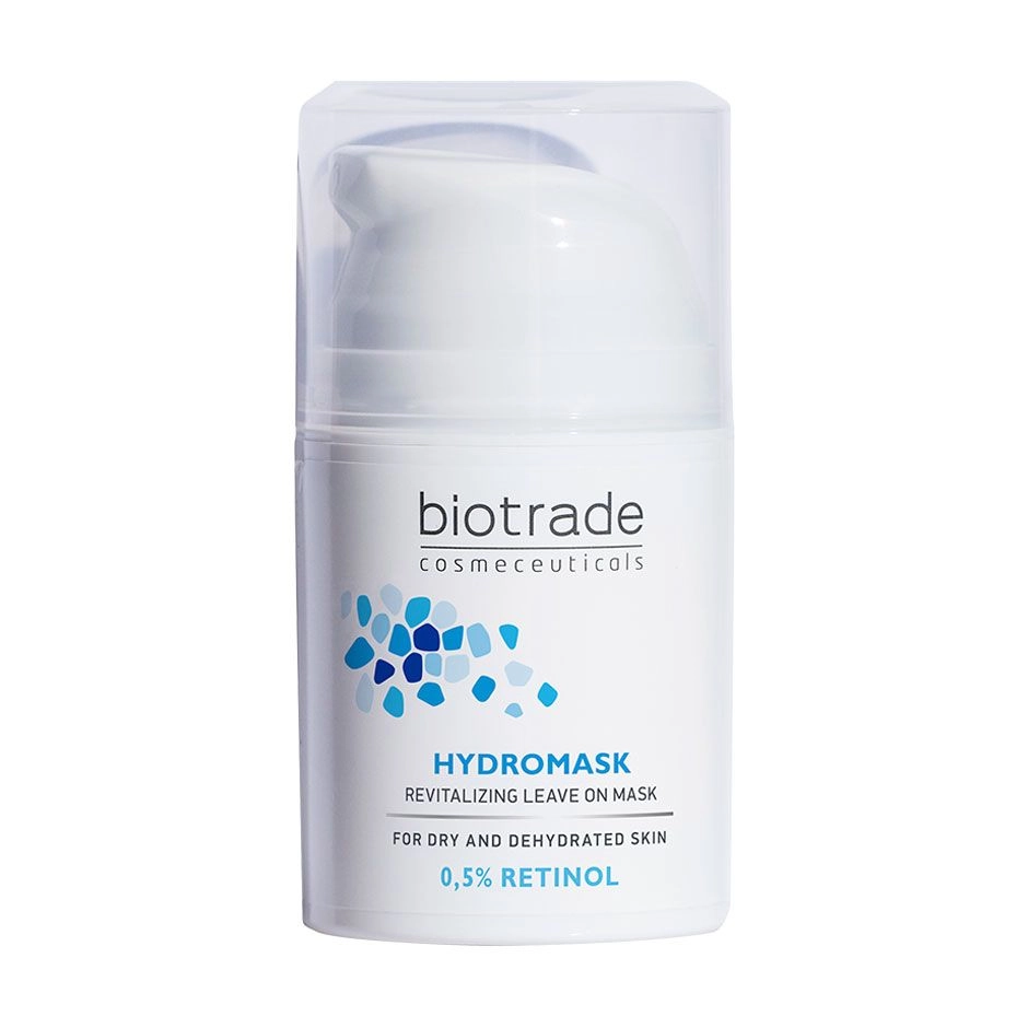 Зволожуюча незмивна маска для обличчя з ретинолом - Biotrade Pure Skin Hydro Mask Revitalizing Leave On Mask 0,5% Retinol, 50 мл - фото N3