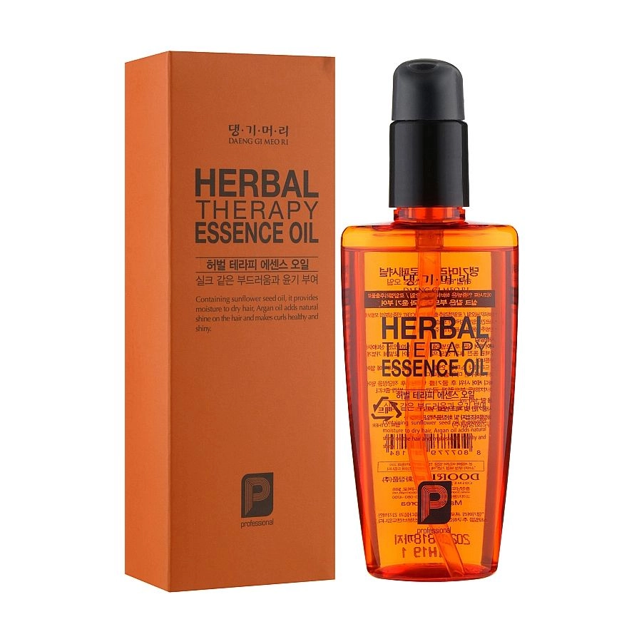 Восстанавливающее масло для волос на основе целебных трав - Daeng Gi Meo Ri Professional Herbal Therapy Essence Oil, 140 мл - фото N3