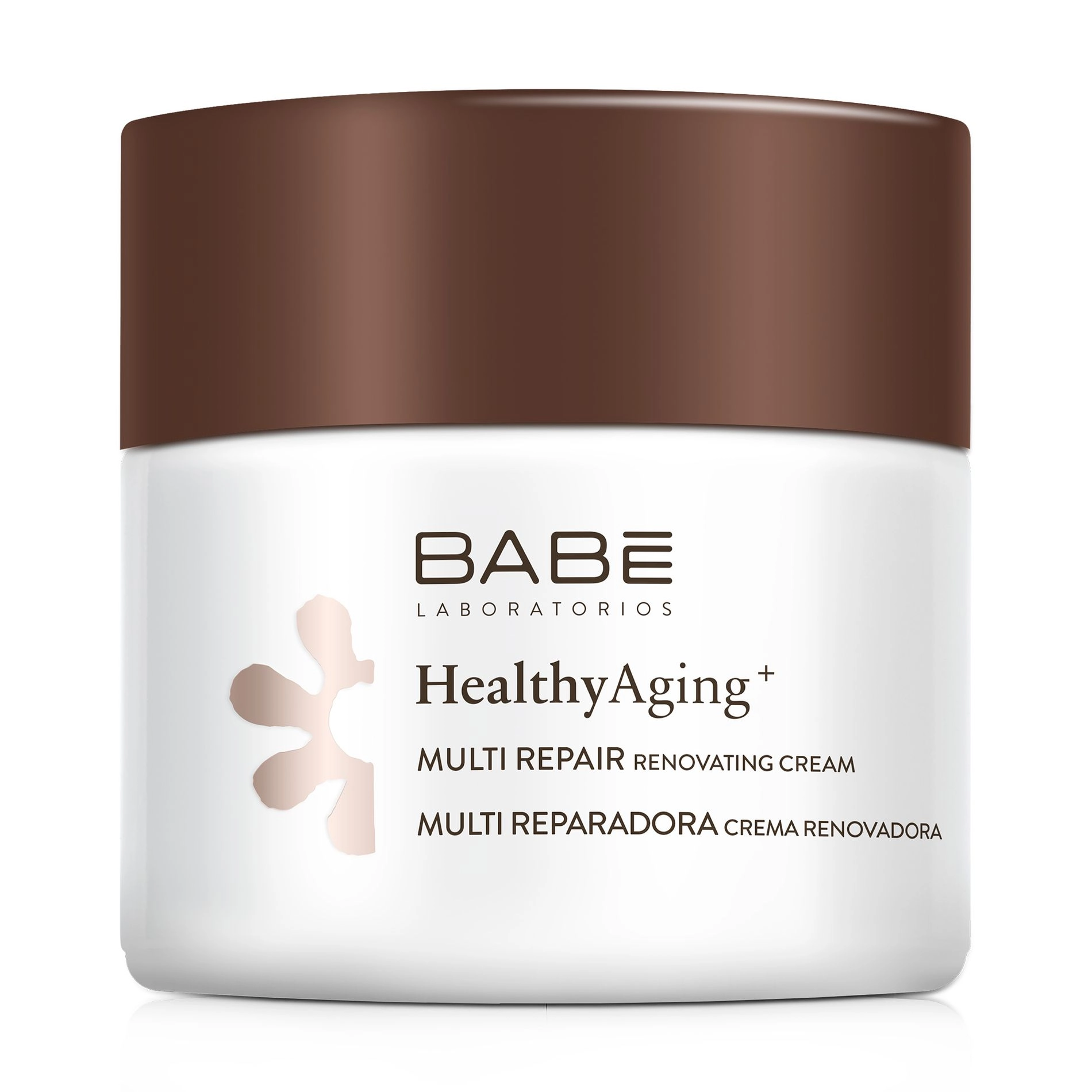 Нічний мультивідновлюючий крем з антивіковим комплексом - BABE Laboratorios Healthy Aging Multi Repair Renovating Cream, 50 мл - фото N3