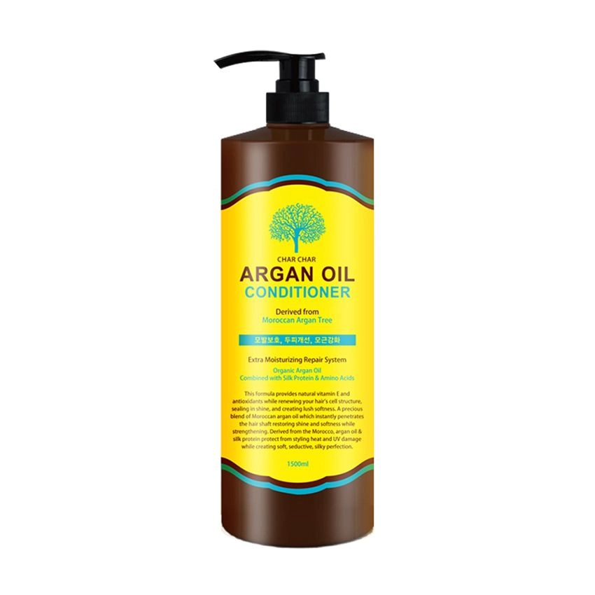 Кондиционер для волос с аргановым маслом - Char Char Argan Oil Conditioner, 1500 мл - фото N5