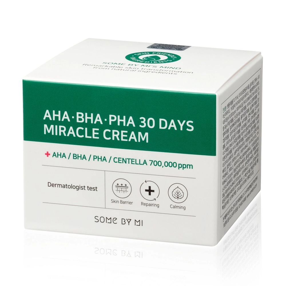 Восстанавливающий кислотный крем для проблемной кожи - Some By Mi AHA-BHA-PHA 30 Days Miracle Cream, 50 мл - фото N5