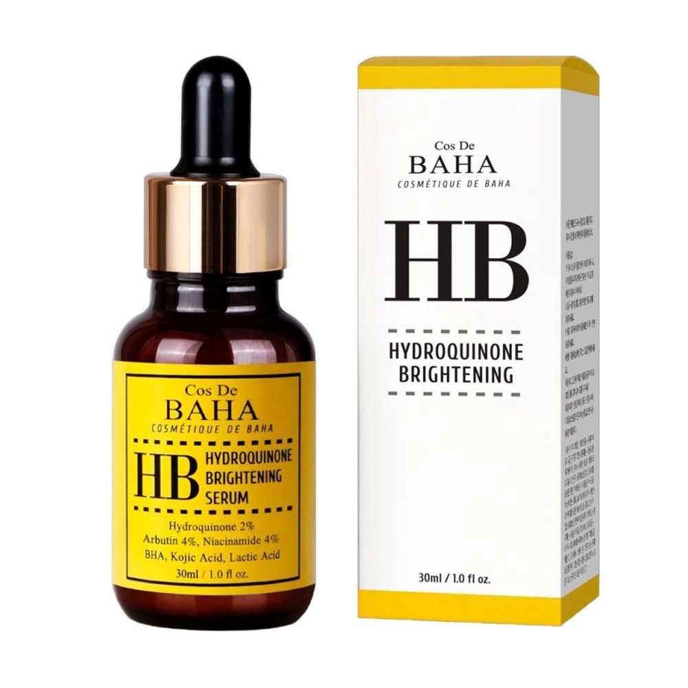 Интенсивная сыворотка против пигментации с гидрохиноном - Cos De Baha Hydroquinone Brightening Serum, 30 мл - фото N3