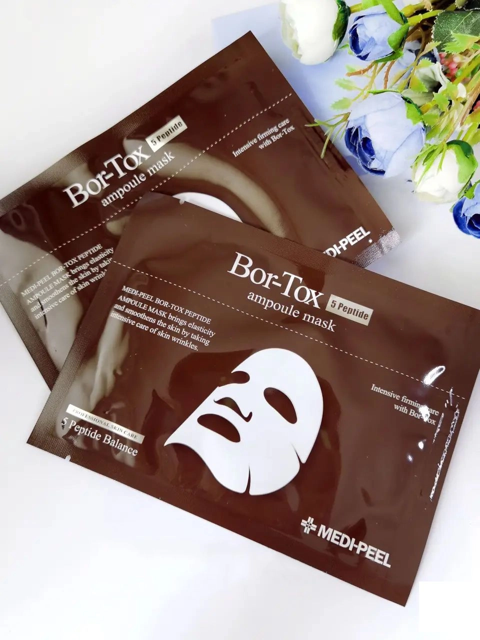 Тканевая лифтинг-маска с пептидным комплексом - Medi peel Bor-Tox Peptide Ampoule Mask, 30 мл, 1 шт - фото N3
