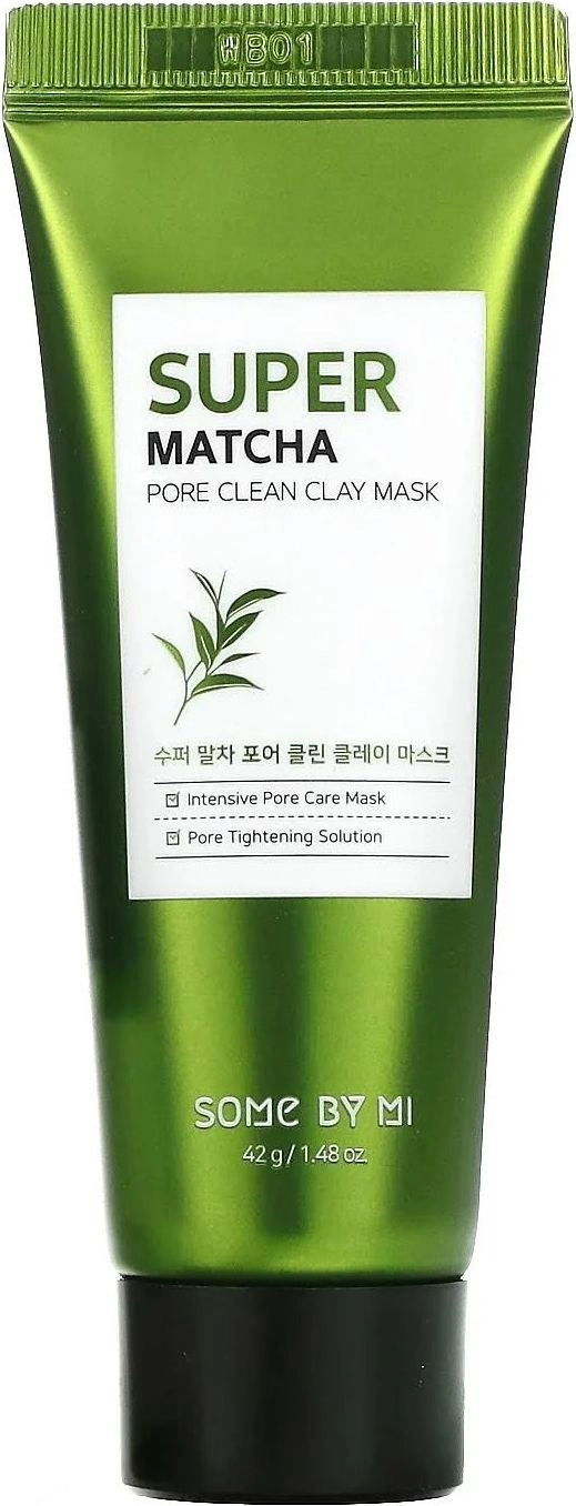 Очищающая глиняная маска для лица с чаем матча - Some By Mi Super Matcha Pore Clean Clay Mask,, 42 г - фото N1