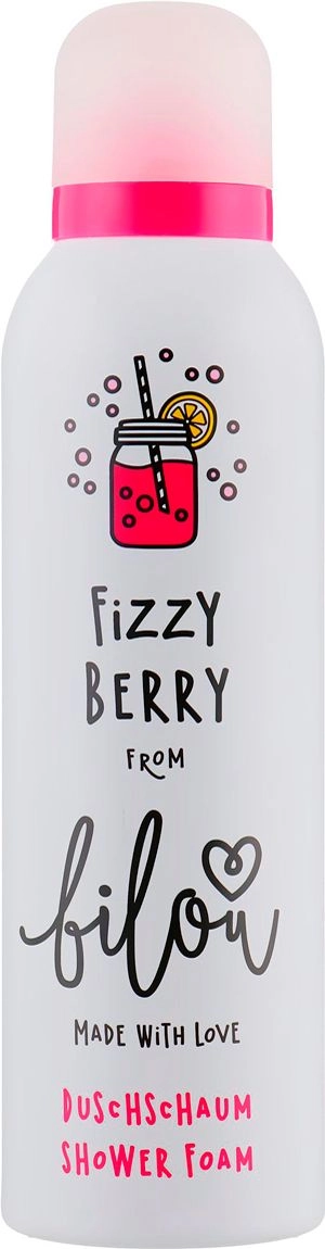 Пінка для душу "Ігристі ягоди" - Bilou Fizzy Berry Shower Foam, 200 мл - фото N1