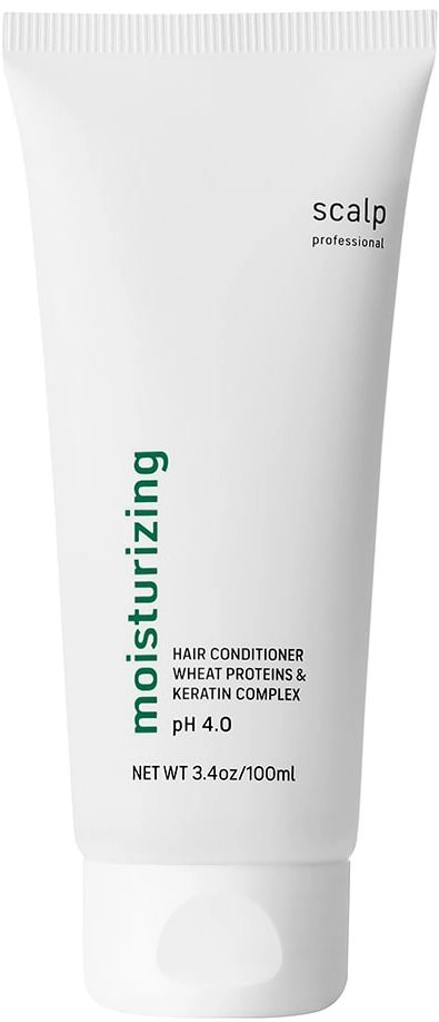 Зволожуючий бальзам для волосся з кератином і протеїнами - Scalp Professional Moisturizing Hair Conditioner Wheat Proteins & Keratin Complex, 100 мл - фото N1