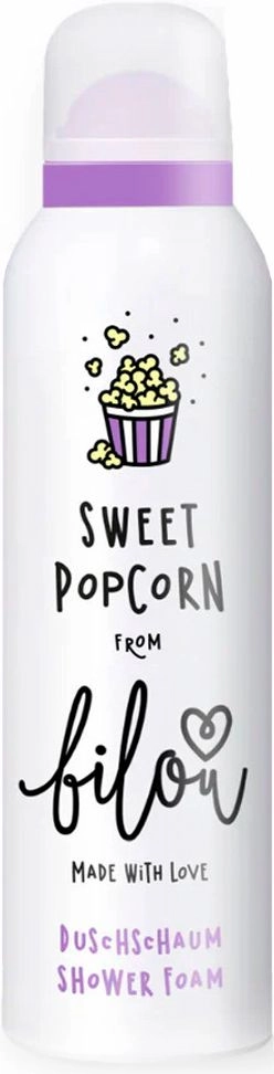 Пінка для душу "Солодкий попкорн" - Bilou Sweet Popcorn Shower Foam, 200 мл - фото N1