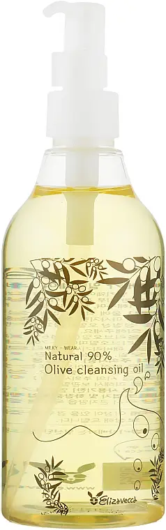 Гидрофильное масло на основе оливкового масла 90% - Elizavecca Natural 90% Olive Cleansing Oil, 300мл, 300 мл - фото N1