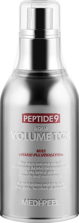 Зволожуючий міст для обличчя з ефектом ліфтингу - Medi peel Peptide 9 Aqua Volume Tox Mist, 50 мл - фото N2