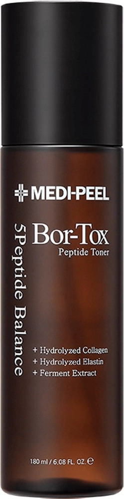 Антивозрастной пептидный тонер для лица с эффектом ботокса - Medi peel Bor-Tox Peptide Toner, 180 мл - фото N4