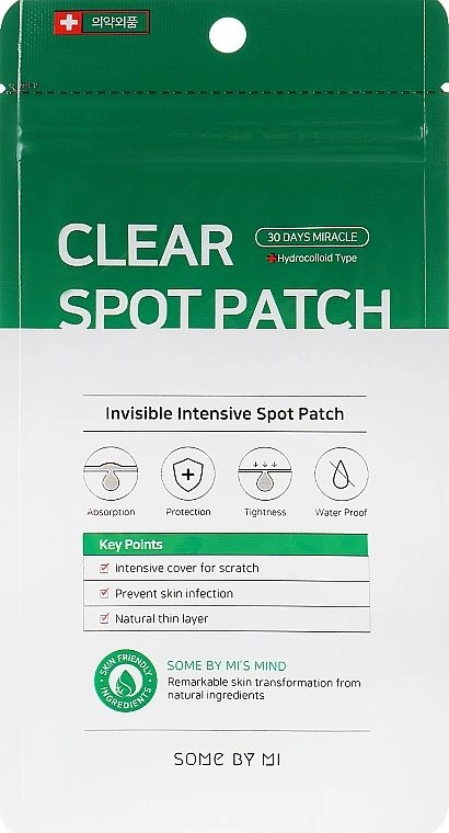 Антибактериальные патчи против акне - Some By Mi Clear Spot Patch, 18 шт - фото N1
