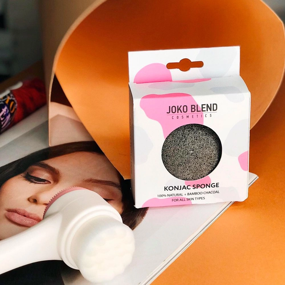 Подарунковий набір - Joko Blend Relax Gift Pack, альгінатна маска, глиняна маска, кокосовий скраб, олія для вій, олія для росту волосся, спонж - фото N6