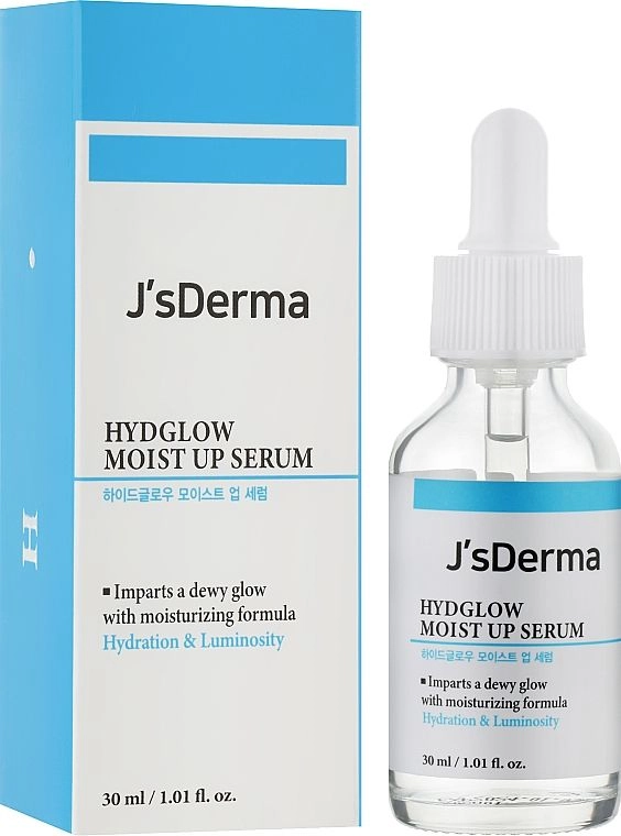 Увлажняющая сыворотка с гиалуроновой кислотой - J'sDerma Hydglow Moist Up Serum, 30 мл - фото N2